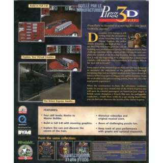 Puzz 3D The Orient Express PC CD computer puzzle game  