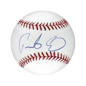  Fausto Carmona Autographed Baseball