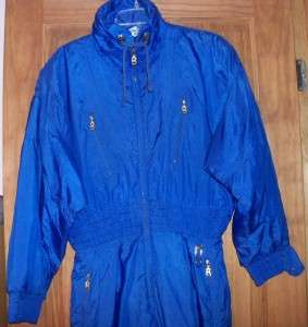 Bogner Royal Blue 1 pc Womans Snow Suit Sz 10  