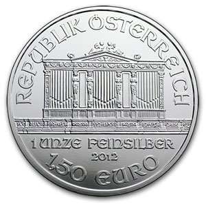  2012 1 oz Silver Austrian Philharmonic 