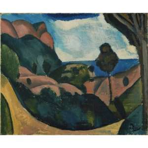   André Derain   24 x 20 inches   Landscape near Cassis