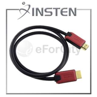 6x 3ft INSTEN HDMI Ethernet Gold 1080p Cable For HDTV  