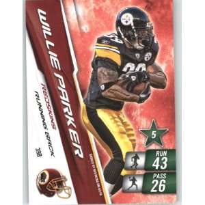 2010 Panini Adrenalyn XL NFL Football Trading Card # 398 Willie Parker 
