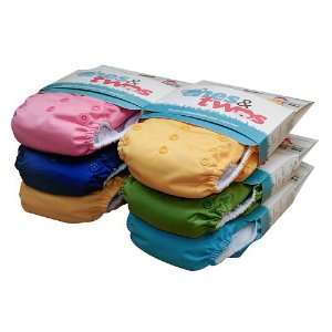  Ones and Twos All In One Cloth Diaper  6 Pack Baby