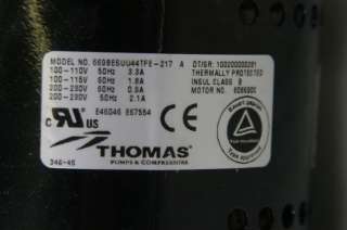 Thomas 669 WOB L Piston Vacuum Pump  