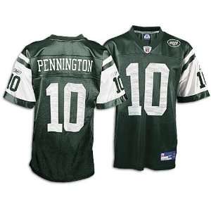   Chad ( sz. XXXL, Green  Pennington, Chad  #10  Jets ) Sports