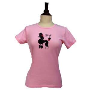   French Poodle Poodle Lover Couture Poodle Tee Large 