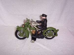 CAST IRON POLICE MOTORCYCLE JD,VL,WLA HARLEY  INDIAN  