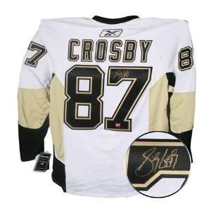 Signed Sidney Crosby Jersey   Pro Weight White   Autographed NHL 