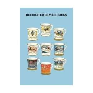  Decorated Shaving Mugs #1 20x30 poster
