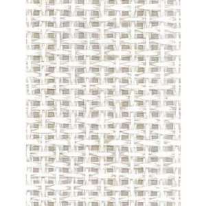  White Asian Paper Weave Wallpaper