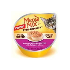  Meow Mix Pate Toppers with Real Whitefish Topped with 