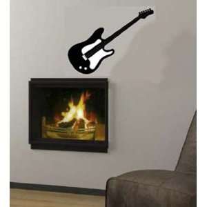  GUITAR Black & White 32 WALL GRAPHIC Removable STICKER 