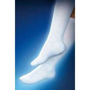   Knee length Diabetic Sock, White, Extra large