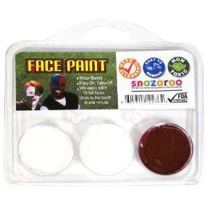  Lets Party By Snazaroo White and Maroon Fan Face Paint 