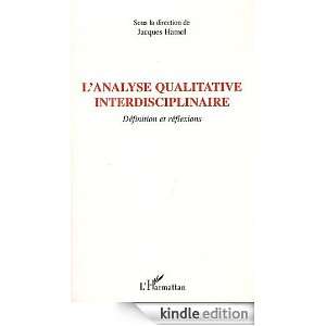 analyse qualitative interdisciplinaire  Définition et réflexions 
