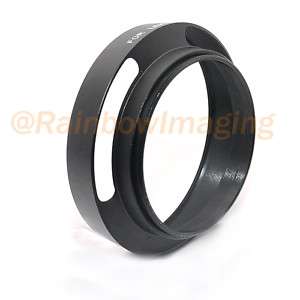 Metal 43mm Vented Curved Hood for Leica Leitz Lenses  