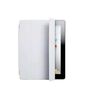   Flip Smart Cover Skin Case Stand for iPad 3 in White Electronics