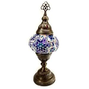  Turkish Glass Mosaic Desktop Lamp (small) 1