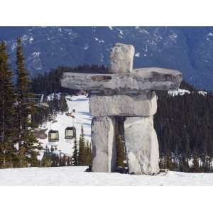  Inuit Inukshuk Stone Statue, Whistler Mountain Resort 