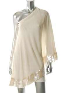 JB by Julie Brown NEW Ivory Versatile Dress Sequin Sale S  