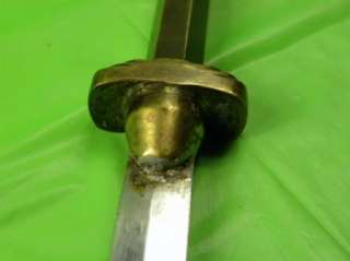 Rare 19cent knife handle made from old Europe sword  