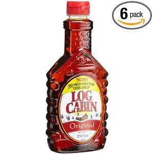 Log Cabin Regular Syrup, 12 Ounce Bottles (Pack of 6)  