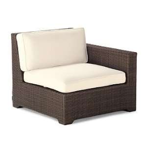 Palermo Right facing Arm Chair with Cushions   Brick   Quick Ship 