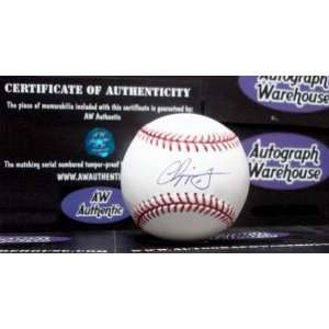 Chipper Jones Autographed Ball   Autographed Baseballs  