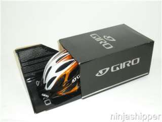 12 Giro Athlon Metallic Orange Black Bicycle Helmet Medium New  