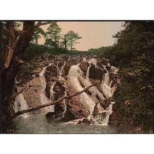  Swallow Falls,Fairy Glen,Betws y Coed,Wales,c1895
