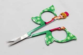 10PCS Cute Angel Curved Trimming Embroidery Tailor Sew Craft Shears 