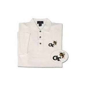  Georgia Tech Yellow White Jackets Cotton Polo Shirt 