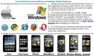 features of the dvr oe mobile surveillance with eagleeyes compatible