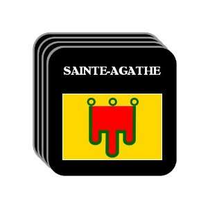  Auvergne   SAINTE AGATHE Set of 4 Mini Mousepad Coasters 