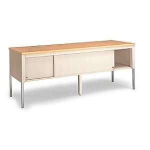  84W x 36D Standard Table With Sliding Locking Door 