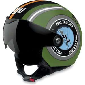  AGV Dragon Helmet , Size Md, Color Green Eagle 238 