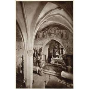  1953 Interior Altar Fresco Church Zegra Slovakia Plicka 