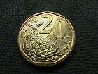 SOUTH AFRICA 20 cents 1997 BU PROTEA FLOWER