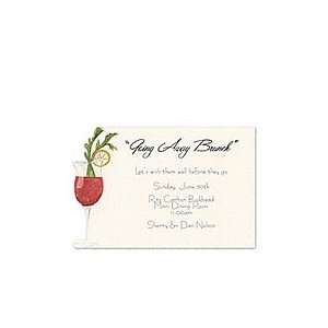 Bloody Mary & Glitter Wedding Invitations