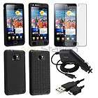 5IN 1 ACCEESSORY BUNDLE Case Charger LCD USB Cable For Samsung Galaxy 