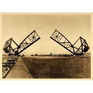  1926 Bascule Bridge Sault Ste. Marie Ontario Canadian 