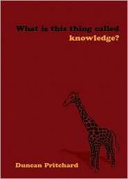 What is this Thing called Knowledge?, (0415387981), Taylor and Francis 