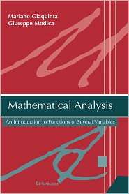 Mathematical Analysis An Introduction to Functions of Several 