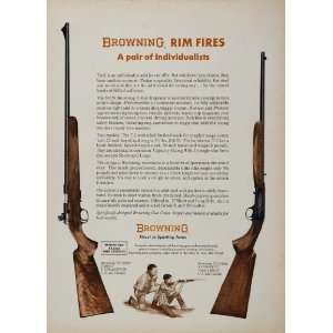   Bolt Repeater Automatic Rifle .22   Original Print Ad