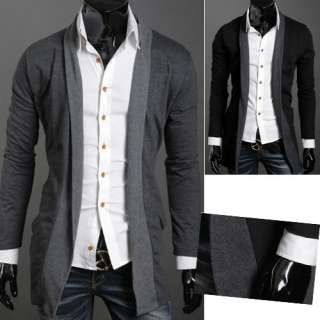 NWT Mens high quality slim stylish trench coat #M~XL  