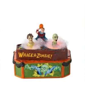  Dept 56 Halloween Village Whack A Zombie Animated 2012 
