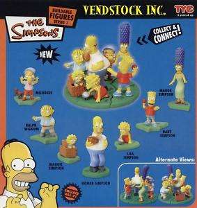 SIMPSONS NEW BUILDABLE FIGURE CAKE TOPPERS CONNECT  