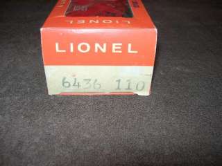 LIONEL 6436 110 RED LV QUAD HOPPER MINT IN BOX  