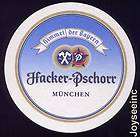 HACKER PSCHORR Bier BIERDECKEL SOUS BOCK Beer MAT COASTER BIERVILTJE 